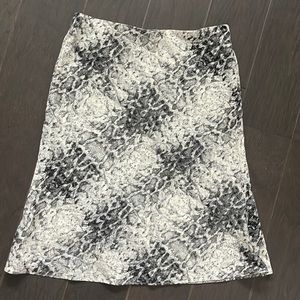 INC Earth Snake Print Skirt
